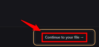 画像：「Continue to your file」をクリック