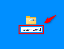 画像：フォルダ名の変更