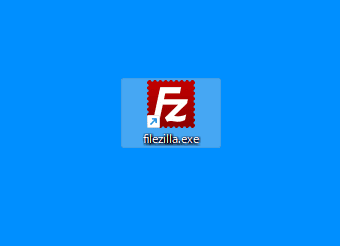 画像：Filezilla